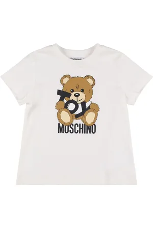 Moschino Bedrucktes T-shirt Aus Baumwolljersey