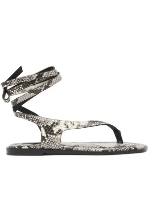 A.Emery 10mm Heidi Snake Print Sandals