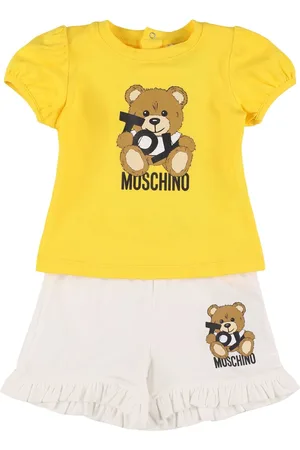 Moschino T-shirt Und Shorts Aus Baumwolljersey
