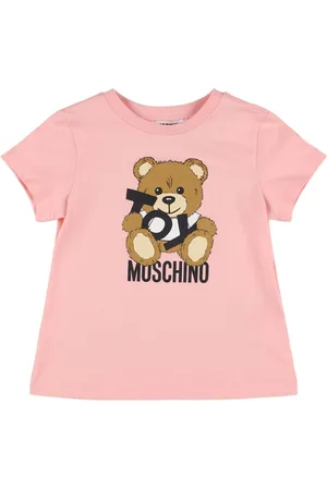 Moschino Bedrucktes T-shirt Aus Baumwolljersey