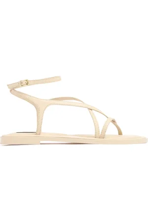 A.Emery 10mm Edna Leather Flat Sandals