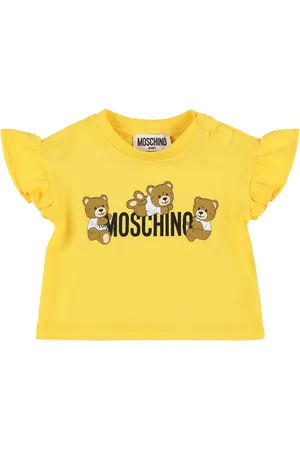 Moschino Bedrucktes T-shirt Aus Baumwolljersey