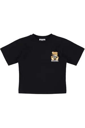 Moschino Bedrucktes T-shirt Aus Baumwolljersey