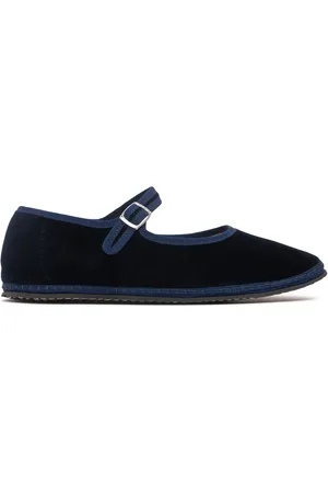 VIBI VENEZIA 10mm Hohe Mary Jane-loafer Aus Samt