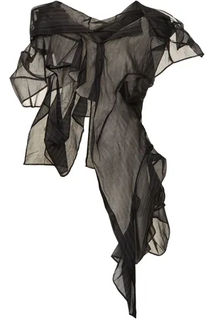 YOHJI YAMAMOTO Layered Cotton & Silk Shirt