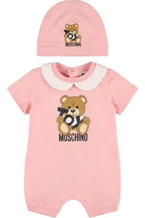 Moschino Strampler Und Mütze Aus Stretch-baumwolle