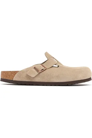 Birkenstock Sandalen Aus Weichem Wildleder „boston“