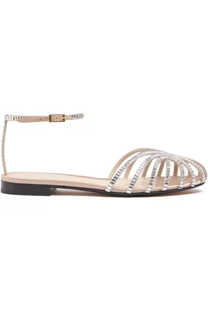 Alevì Flache, Verzierte Satinschuhe „rebecca“