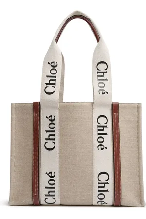 Chloé Medium Tote Aus Canvas „woody“