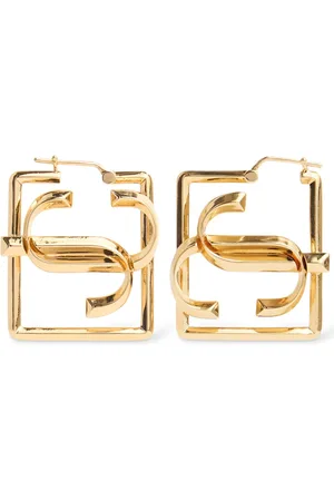 Jimmy Choo Kreolenohrringe „square“