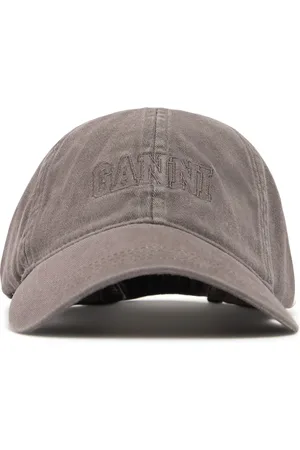 Ganni Baseballkappe Aus Baumwolle