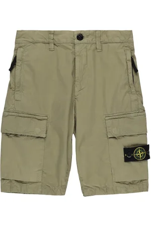 Stone Island Cargoshorts Aus Stretch-baumwollgabardine