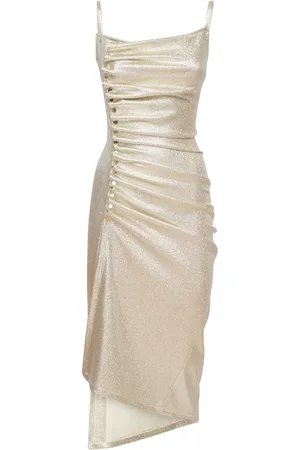 Paco rabanne Kleid Aus Stretch-lurexjersey