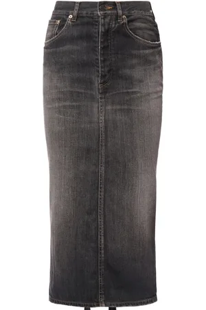 Balenciaga Minirock Aus Denim Mit Schnürung