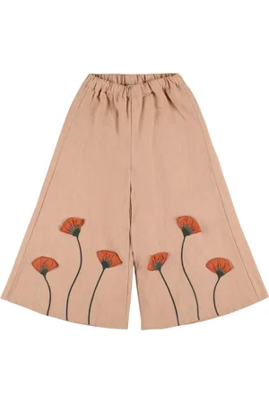 Donsje Hose Aus Baumwolle Mit Blumendruck
