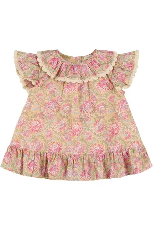 Louise Misha Bedrucktes Kleid Aus Baumwollflor