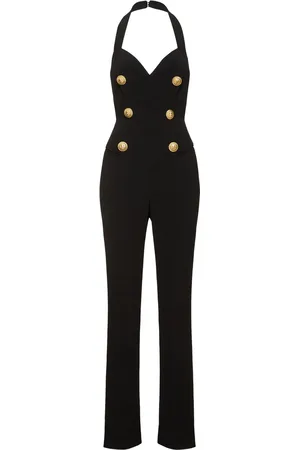 Balmain Jumpsuit Aus Krepp