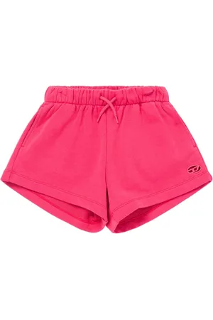 Diesel Shorts Aus Baumwolljersey Mit Logodruck