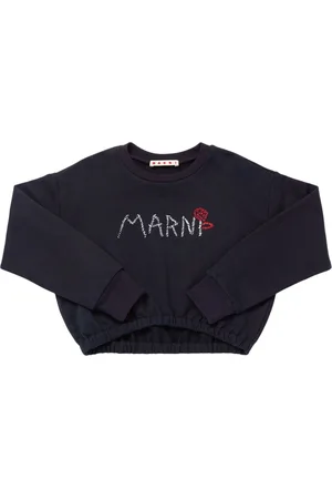 Marni Kurzes, Besticktes Sweatshirt Mit Stickerei