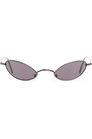 Acne Studios Ovale Mini-sonnenbrille Mit Spiegeleffekt