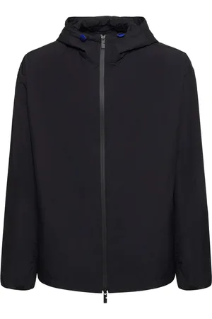 Burberry Wasserdichte Nylonjacke Mit Kapuze