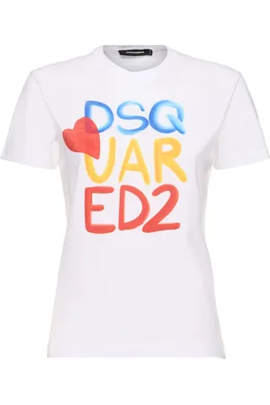 Dsquared2 T-shirt Aus Baumwolljersey Mit Logo