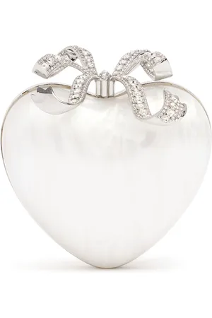 Self-Portrait Clutch „heart Pearl“