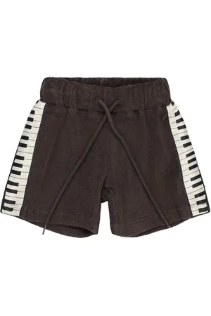 Mini Rodini Trainingsshorts Aus Baumwollterry Mit Stickerei