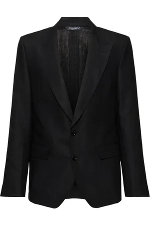 Dolce & Gabbana Einreihiger Blazer Aus Leinen