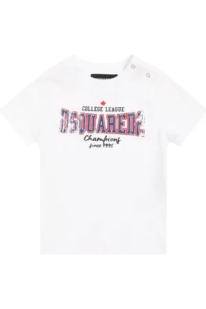 Dsquared2 Bedrucktes T-shirt Aus Baumwolljersey
