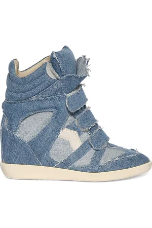Isabel Marant Sneakers Aus Denim Und Mesh „bekett“