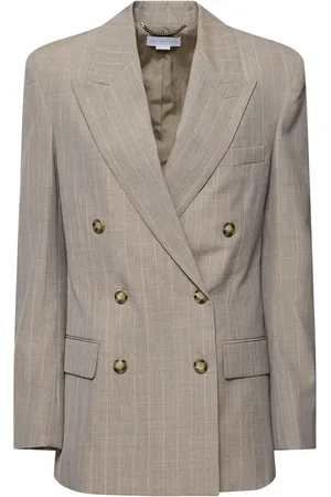 Stella McCartney Blazer Aus Wolle Mit Streifen