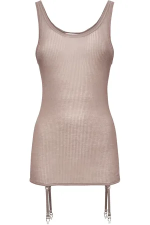 LEMAIRE Tanktop Aus Viskose Und Seide Mit Strapsen