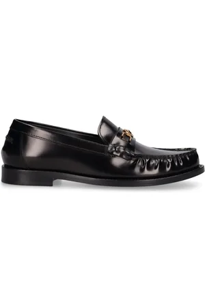 VERSACE 20mm Hohe Loafers Aus Leder