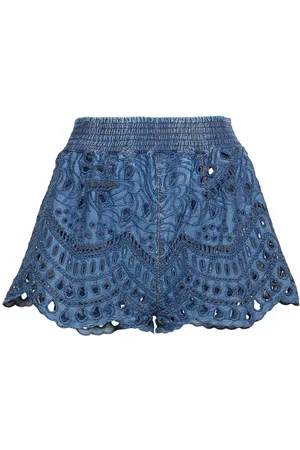 ERMANNO SCERVINO Shorts Aus Sangallo-denim