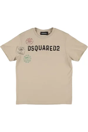 Dsquared2 T-shirt Aus Baumwolljersey Mit Logodruck