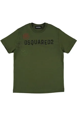 Dsquared2 T-shirt Aus Baumwolljersey Mit Logodruck