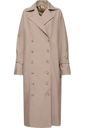 Totême Langer Trenchcoat Aus Gabardine „signature“