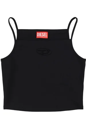 Diesel Tanktop Aus Baumwolljersey Mit Logo