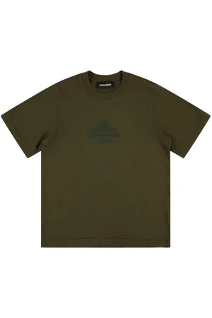 Dsquared2 Bedrucktes T-shirt Aus Baumwolljersey