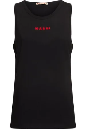 Marni Tanktop Aus Ungebürsteter Baumwolle