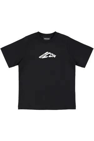 Dsquared2 Bedrucktes T-shirt Aus Baumwolljersey