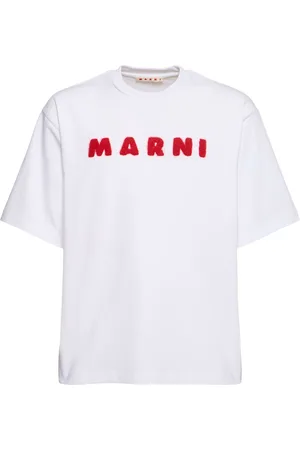 Marni T-shirt Aus Baumwolljersey