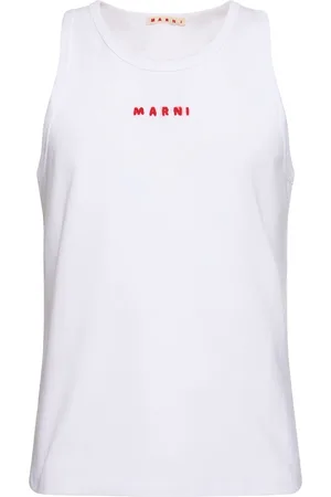 Marni Tanktop Aus Ungebürsteter Baumwolle