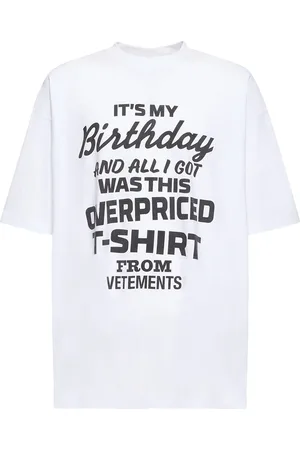 Vetements T-shirt Aus Baumwolljersey Mit Druck