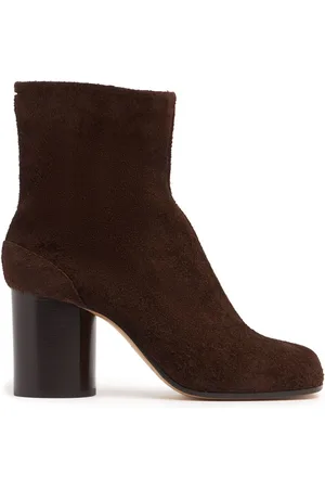 Maison Margiela 80mm Hohe Stiefel Aus Wildleder „tabi“
