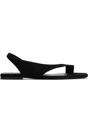 Totême 10mm Hohe Zehenstegsandalen Aus Wildleder