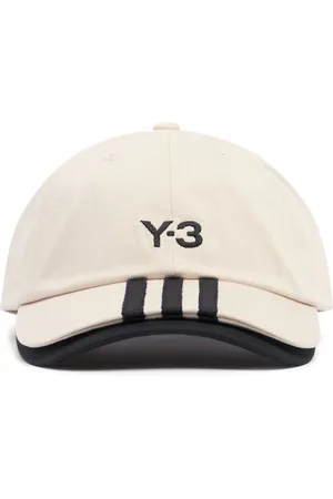 Y-3 Baseballkappe Aus Baumwolle Mit Stickerei „3s“