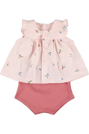 Petit Bateau Kleid Und Höschen Aus Bio-baumwolle