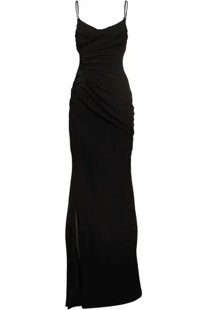 MUGLER Langes Kleid Aus Krepp